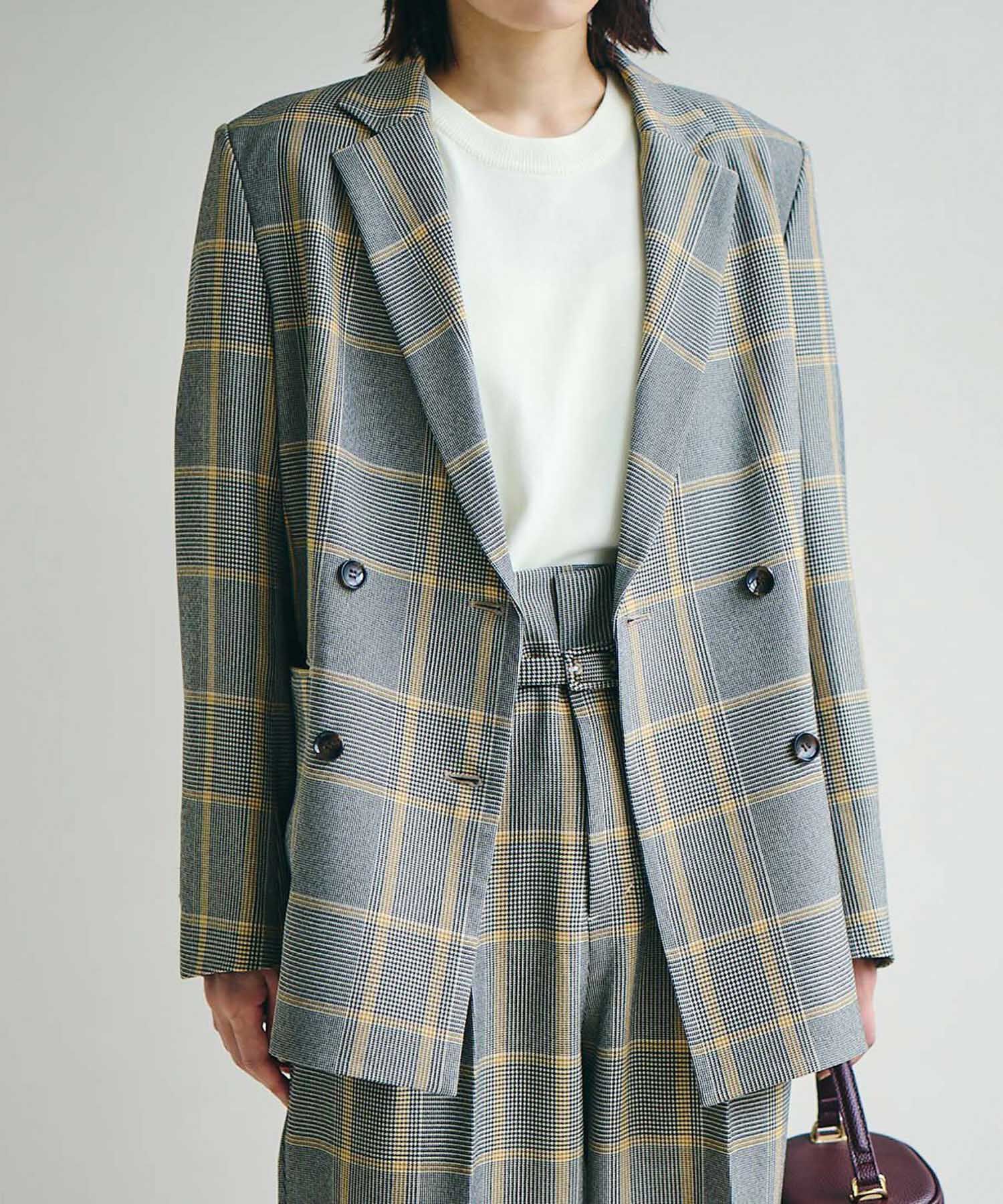 VIS「【Washable・EASY CARE】エコウールタッチジャケット【sustainable】」|テーラードジャケット|