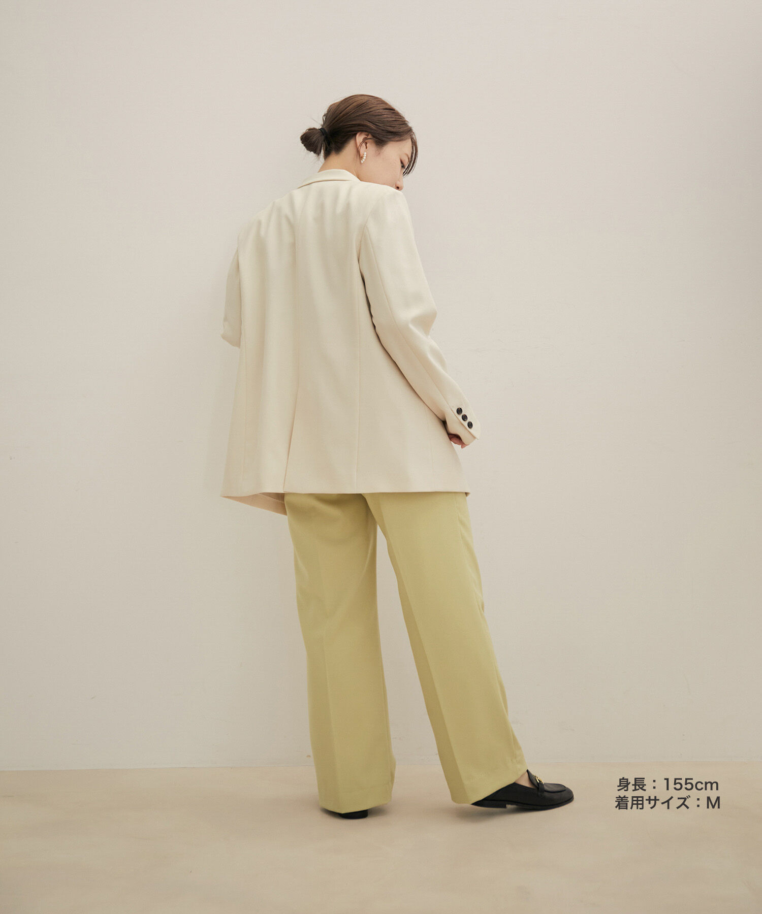 VIS「【Washable・EASY CARE】エコウールタッチジャケット【sustainable】」|テーラードジャケット|