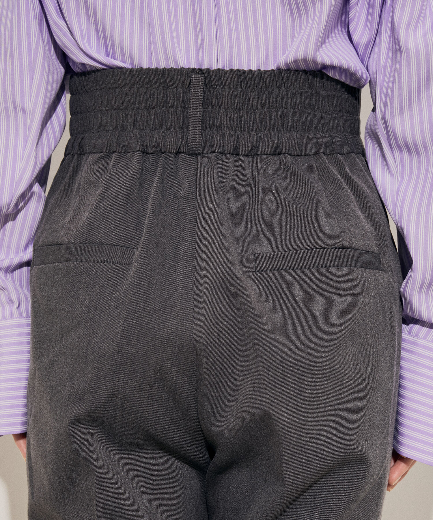 vis-a-vis「【WEB限定】【洗える】ハイウエストフレアパンツ【高橋愛コラボ】」|スラックス|