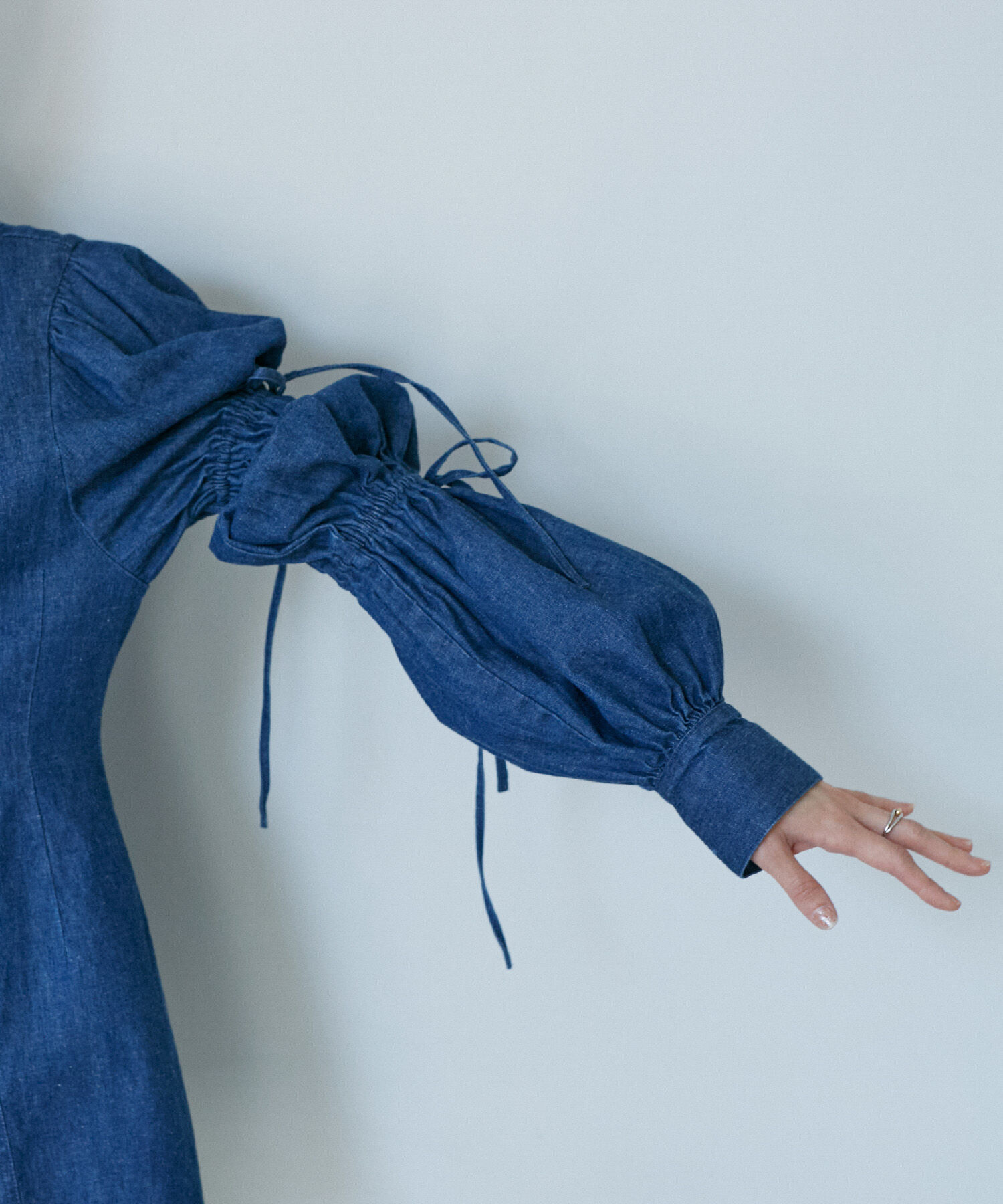 VIS「【洗える】デニムシャツブラウス」|シャツ・ブラウス|