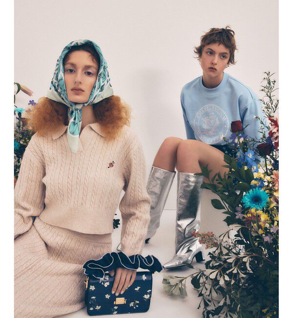 VIS「【DILIGENCE PARLOUR】VIS別注モデルフリルハンドル付き2WAYバッグ」|ハンドバッグ|