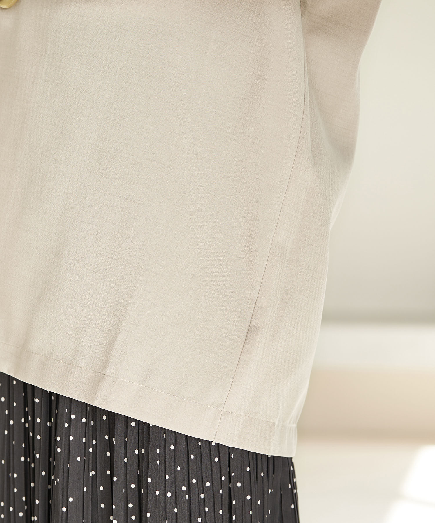 Rope&rsquo;Picnic「セットアップ対応/麻調シアーライトジャケット」|テーラードジャケット|