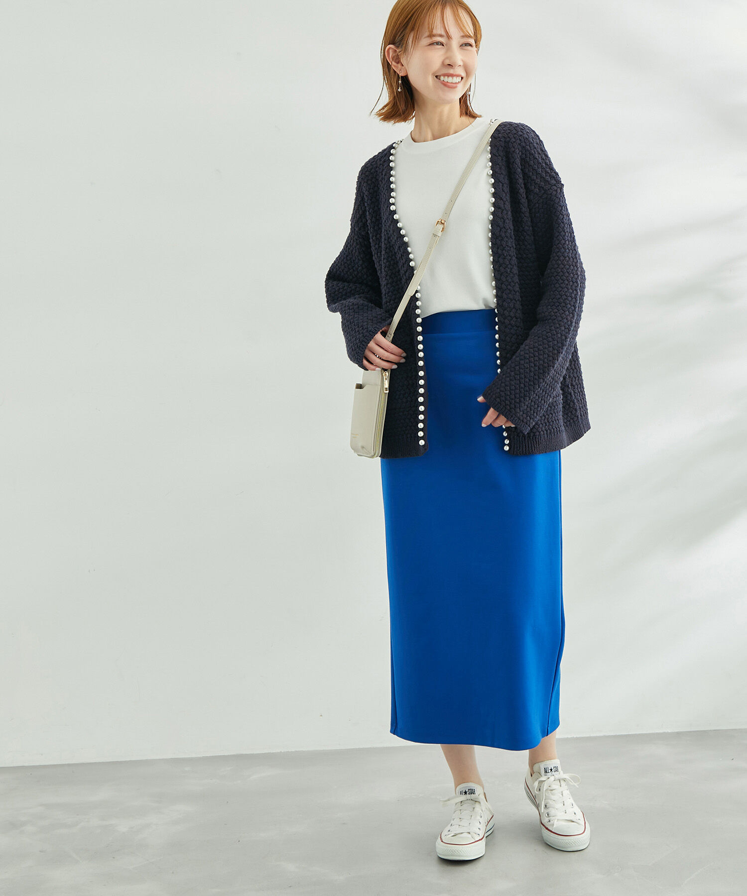 Rope&rsquo;Picnic「【emur】追加生産&新色追加/パールカーディガン」|カーディガン|