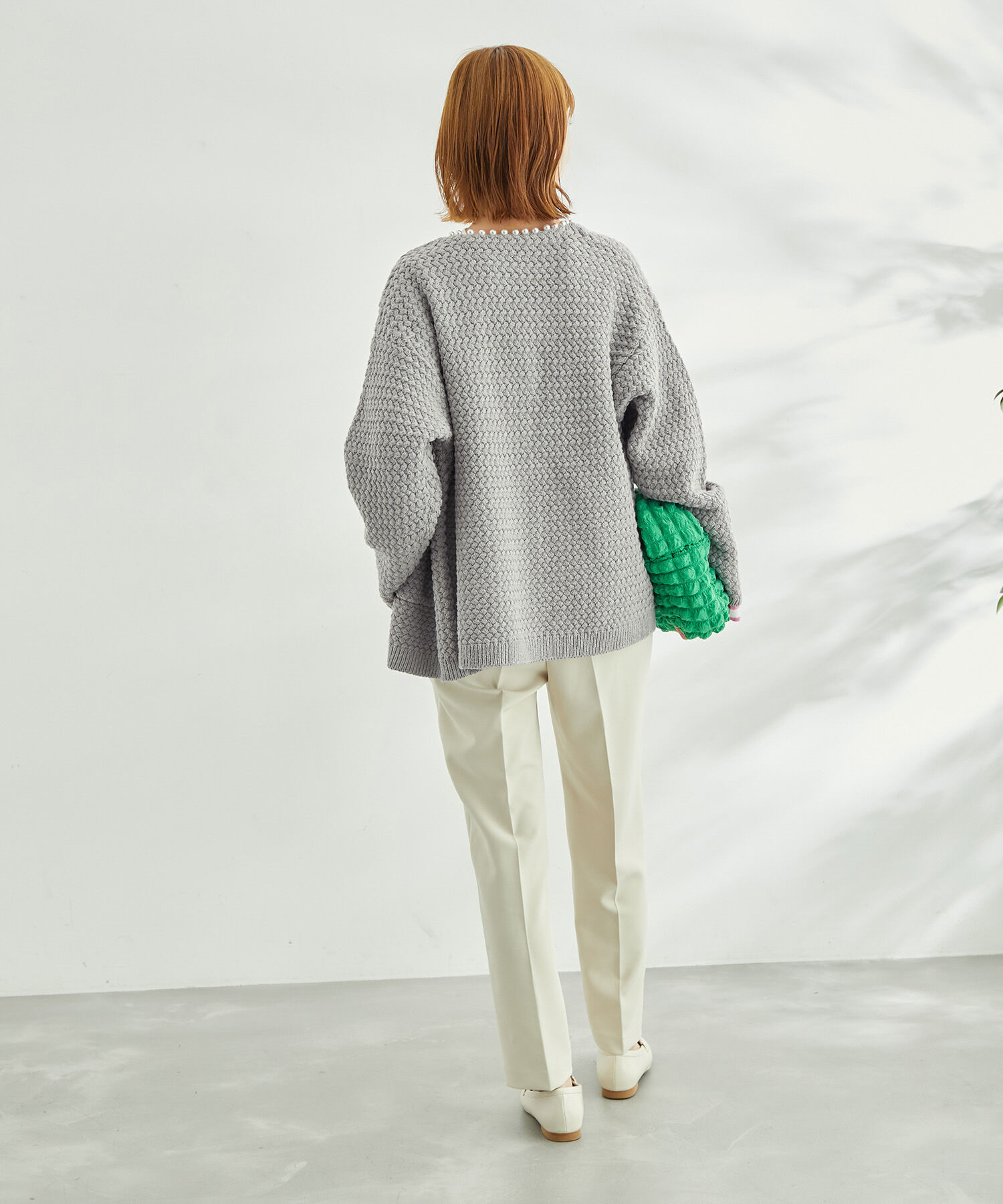 Rope&rsquo;Picnic「【emur】追加生産&新色追加/パールカーディガン」|カーディガン|