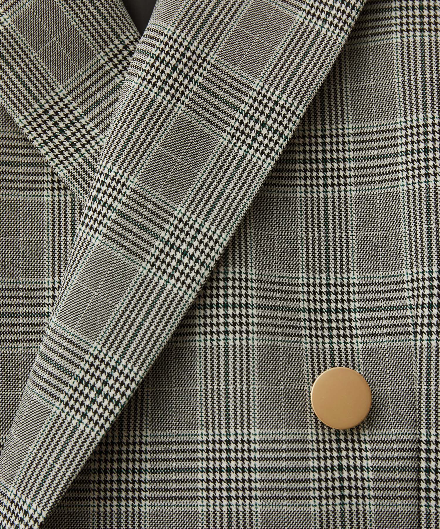 Rope&rsquo;Picnic「ウールライクサキソニーゴールドボタンジャケット(ショート丈)」|テーラードジャケット|