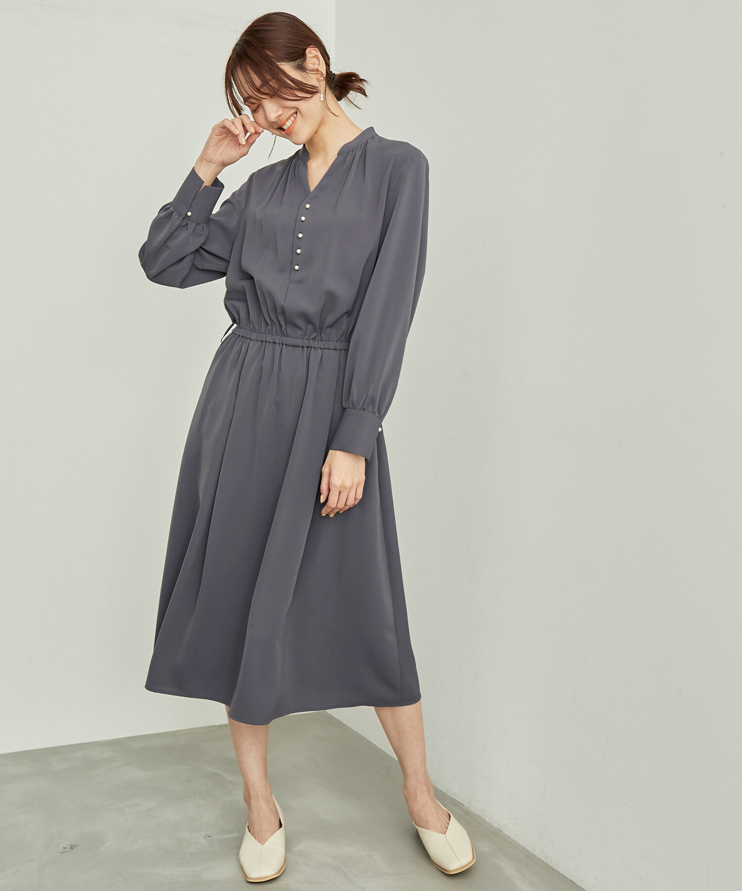 Rope&rsquo;Picnic「多機能ワンピース/パールワンピース」|ワンピース|