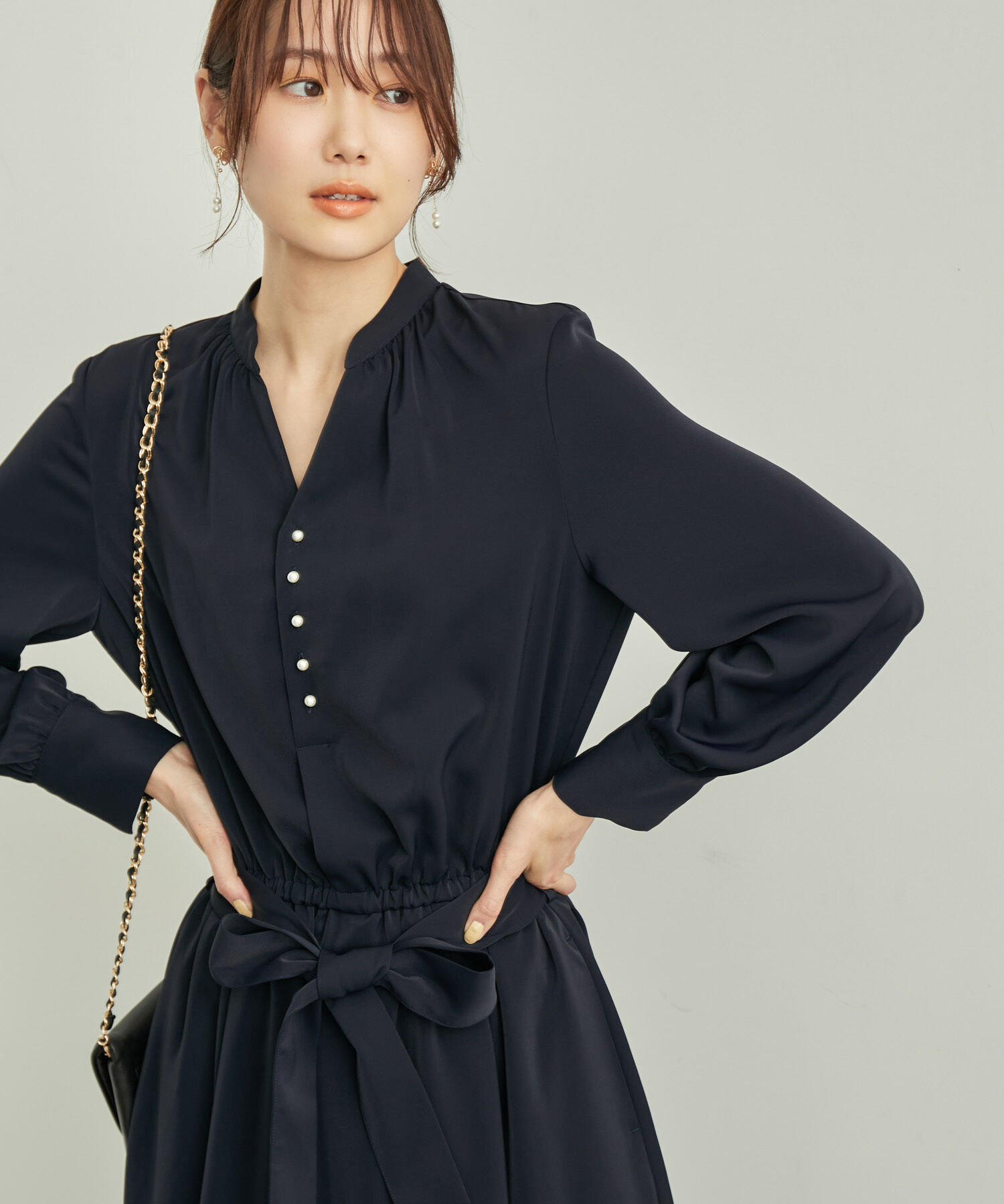 Rope&rsquo;Picnic「多機能ワンピース/パールワンピース」|ワンピース|