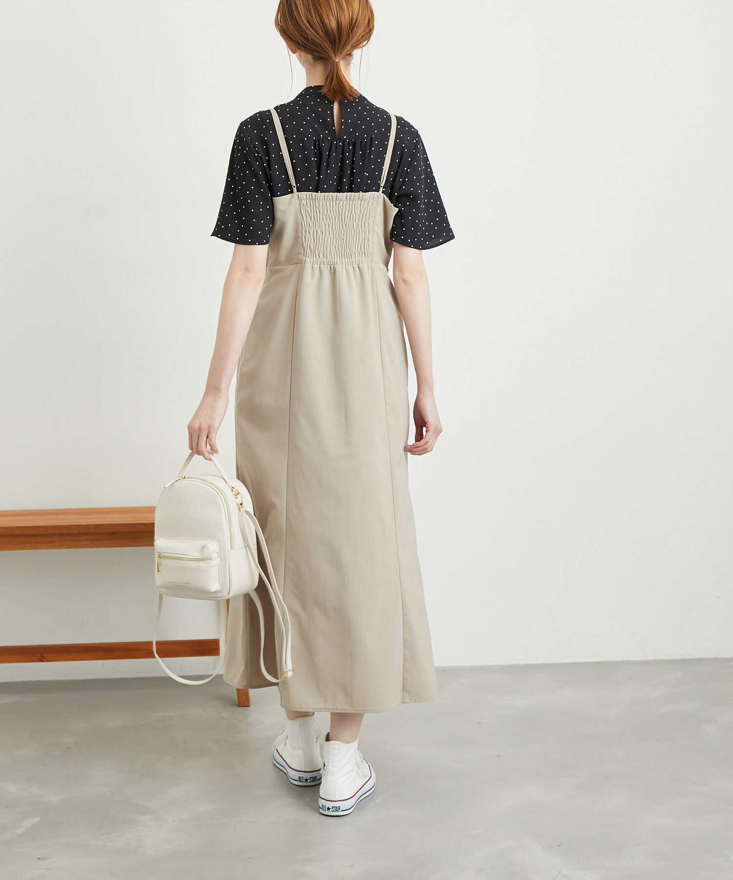 Rope&rsquo;Picnic「洗濯機OK・2WAY/サラサラボウタイハーフスリーブブラウス」|シャツ・ブラウス|