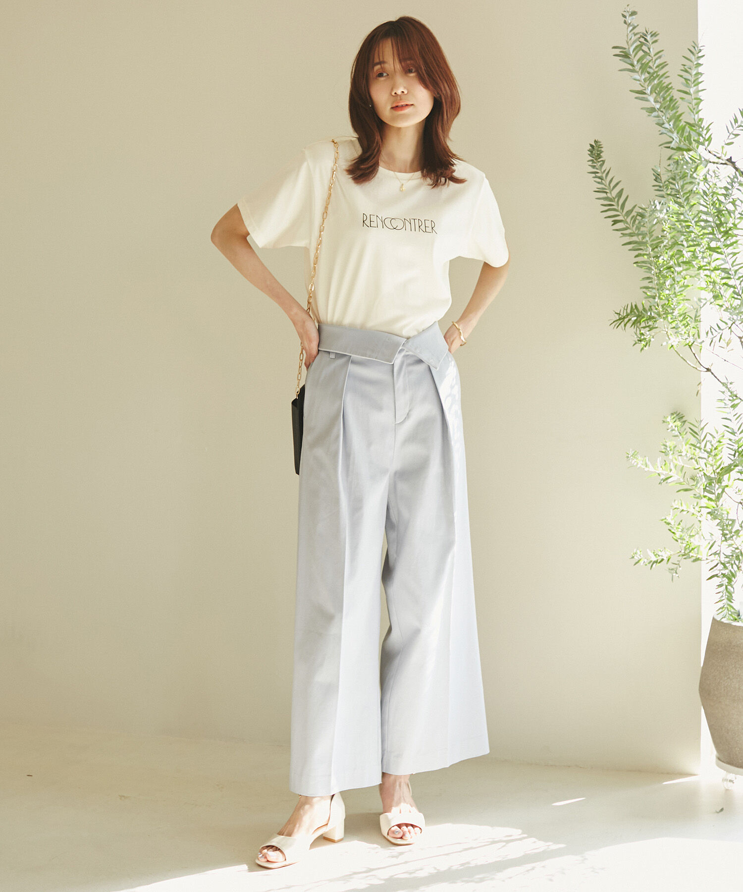 Rope&rsquo;Picnic「RENU/ロゴ&フォトTシャツ/リンクコーデ」|Tシャツ・カットソー|