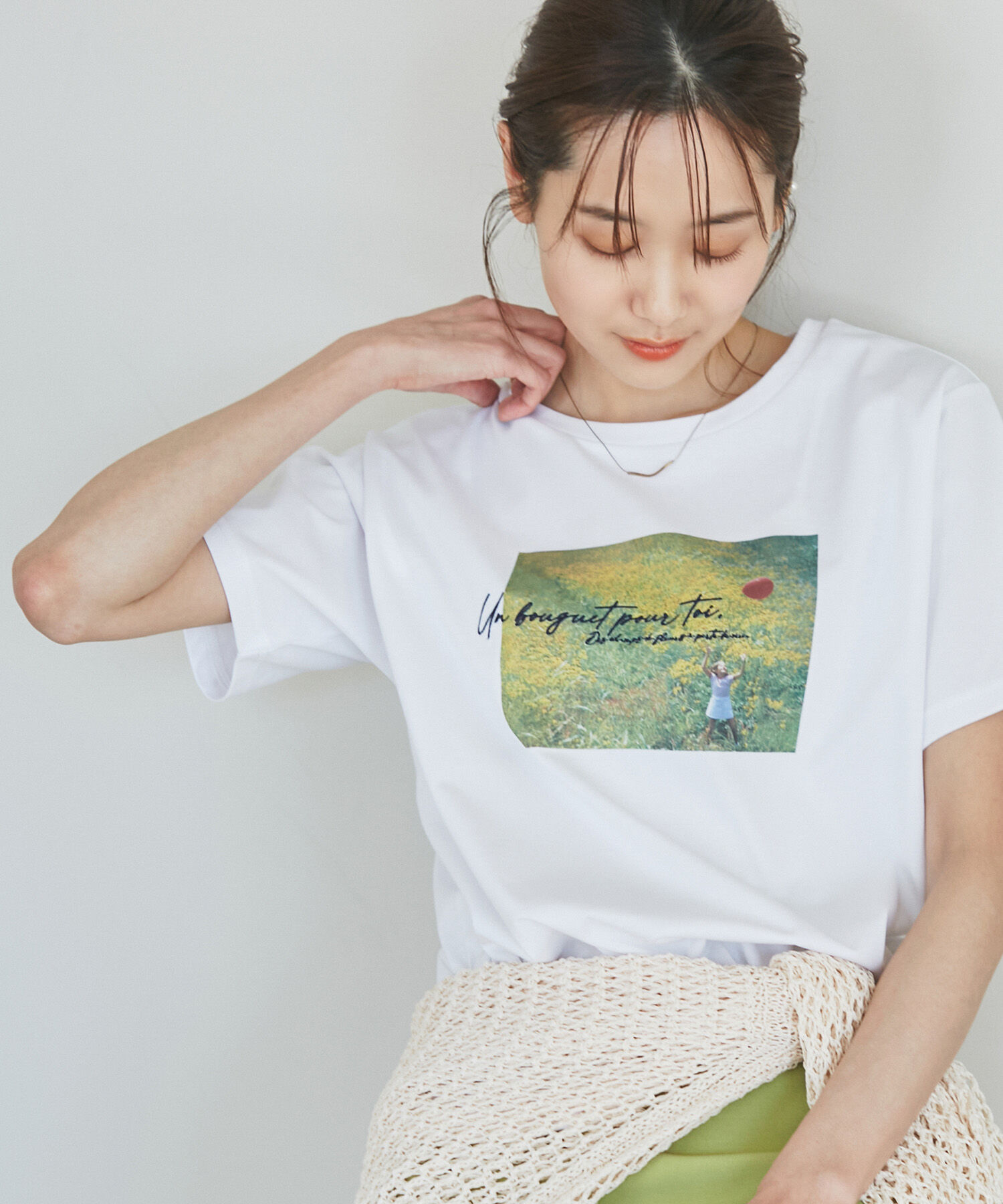Rope&rsquo;Picnic「RENU/ロゴ&フォトTシャツ/リンクコーデ」|Tシャツ・カットソー|