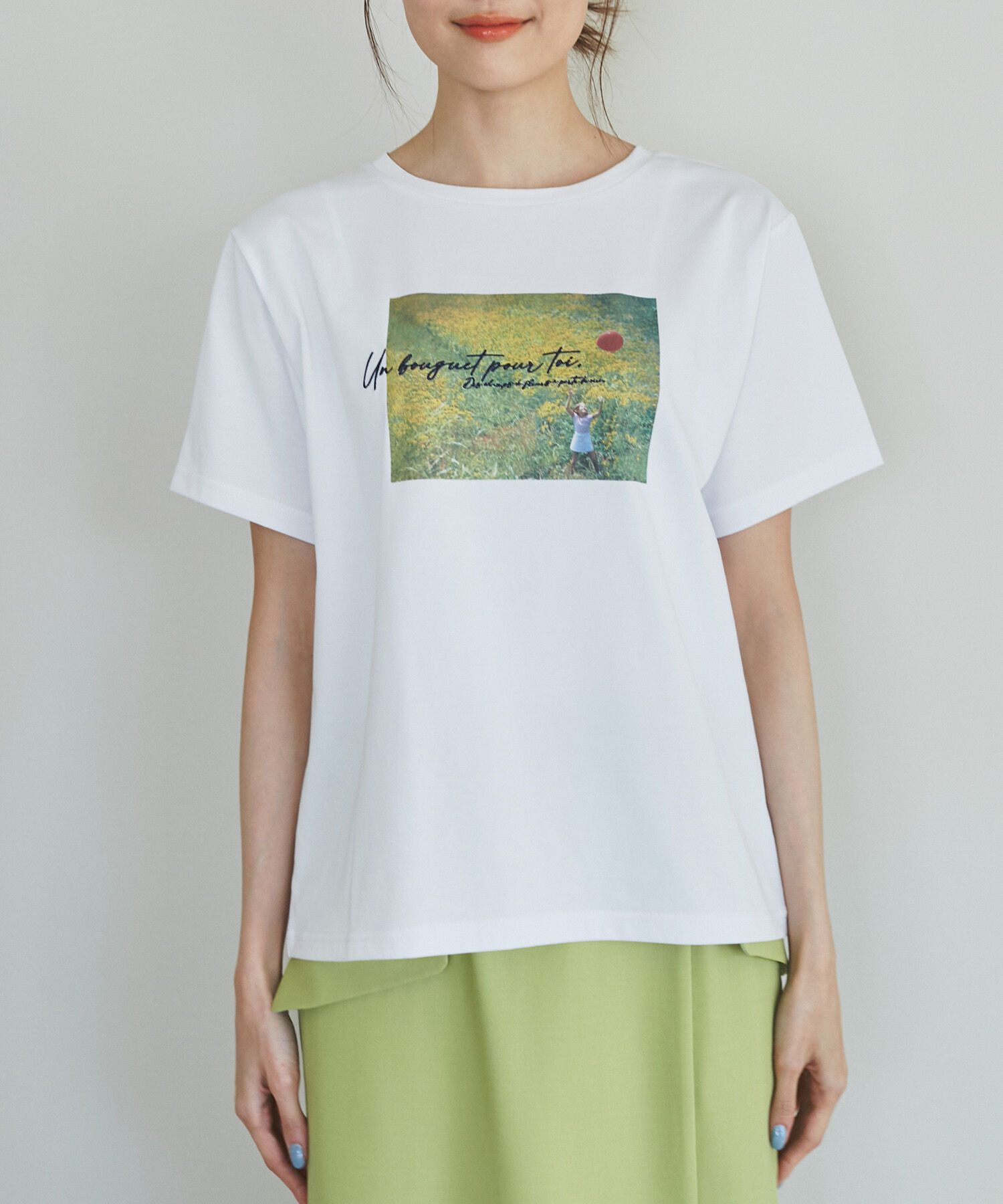 Rope&rsquo;Picnic「RENU/ロゴ&フォトTシャツ/リンクコーデ」|Tシャツ・カットソー|