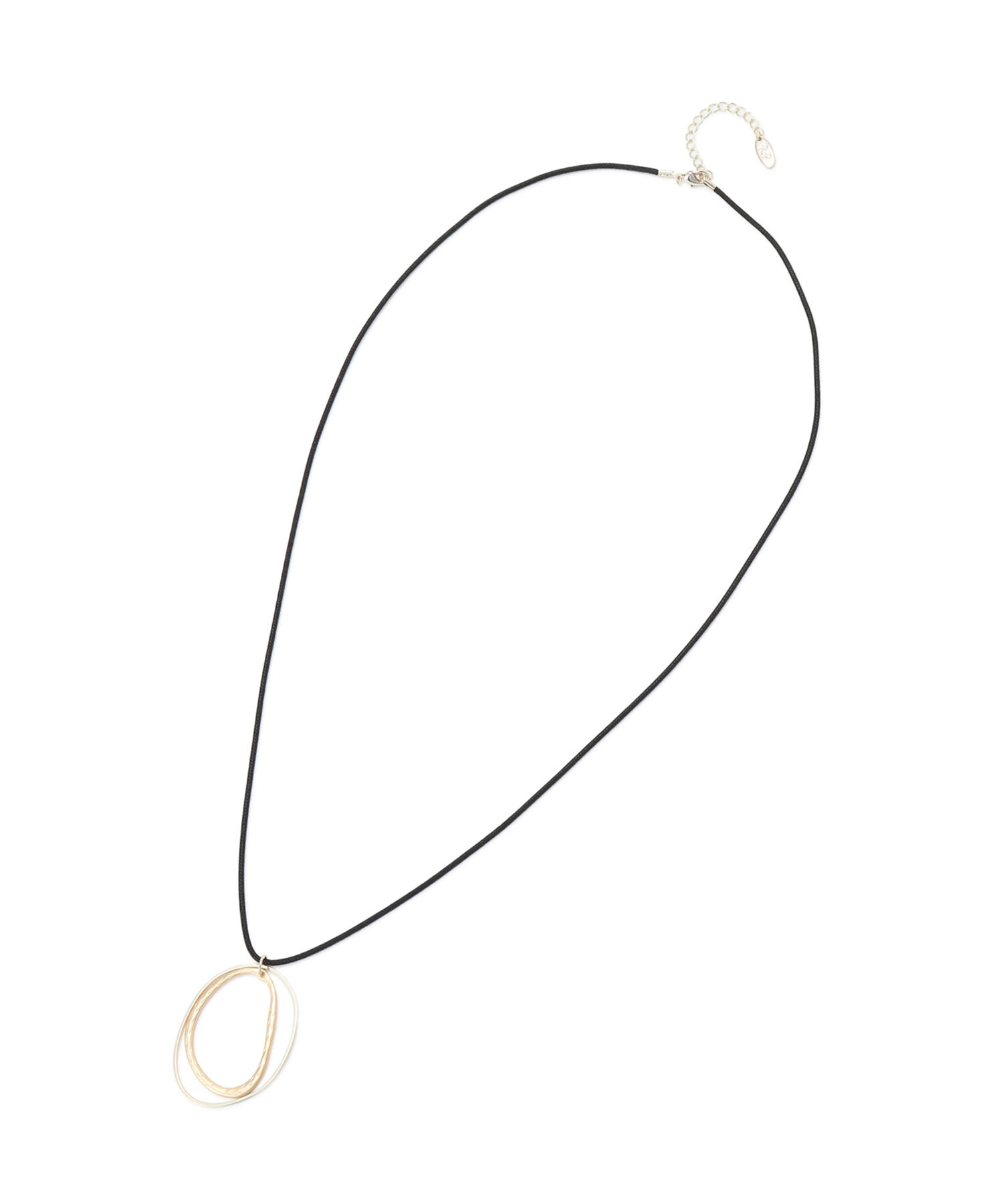 ROPE PICNIC PASSAGE「変型メタルトップコードペンダント」|ネックレス|