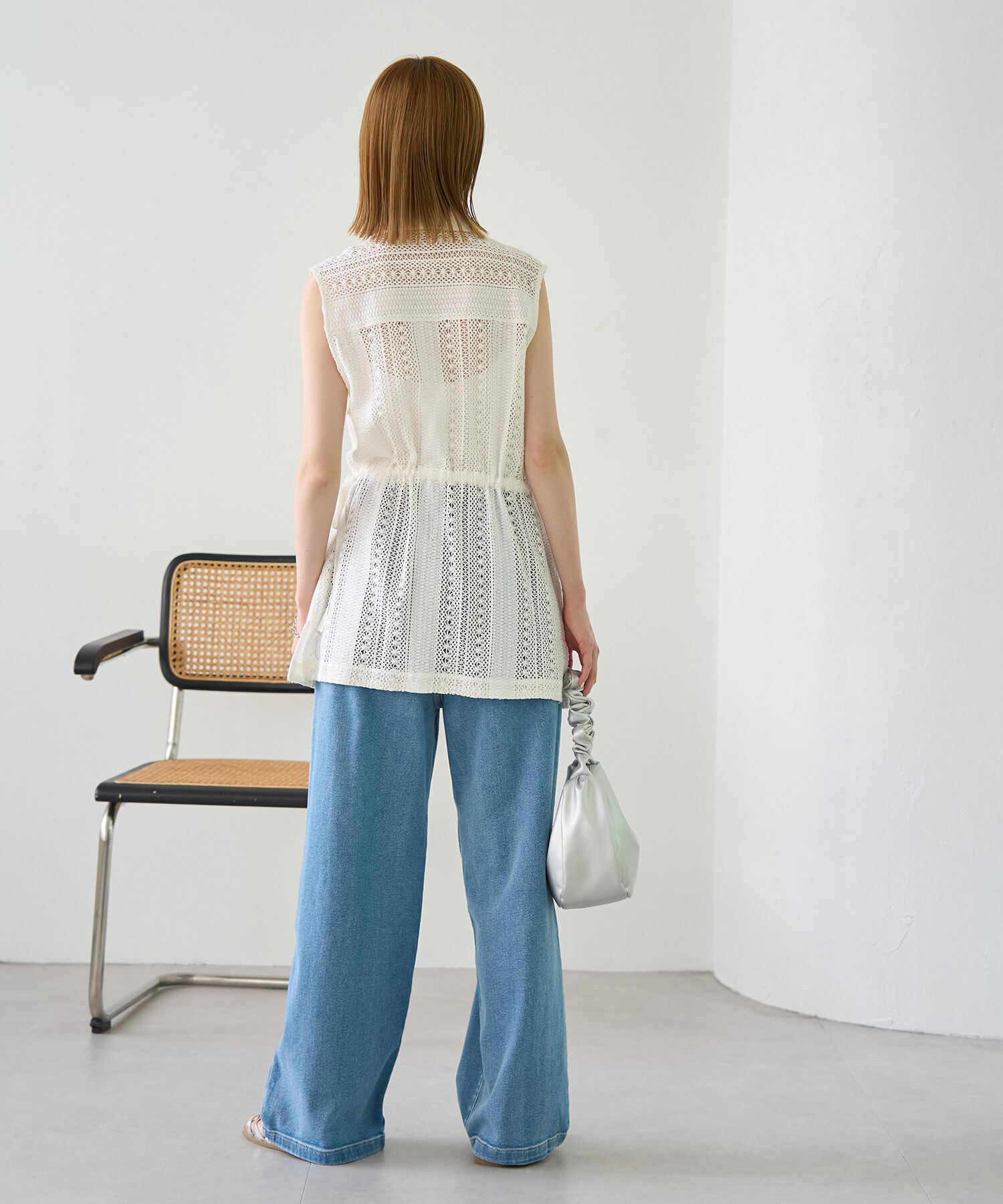 Rope&rsquo;Picnic「レースミリタリージレ」|ベスト・ジレ|