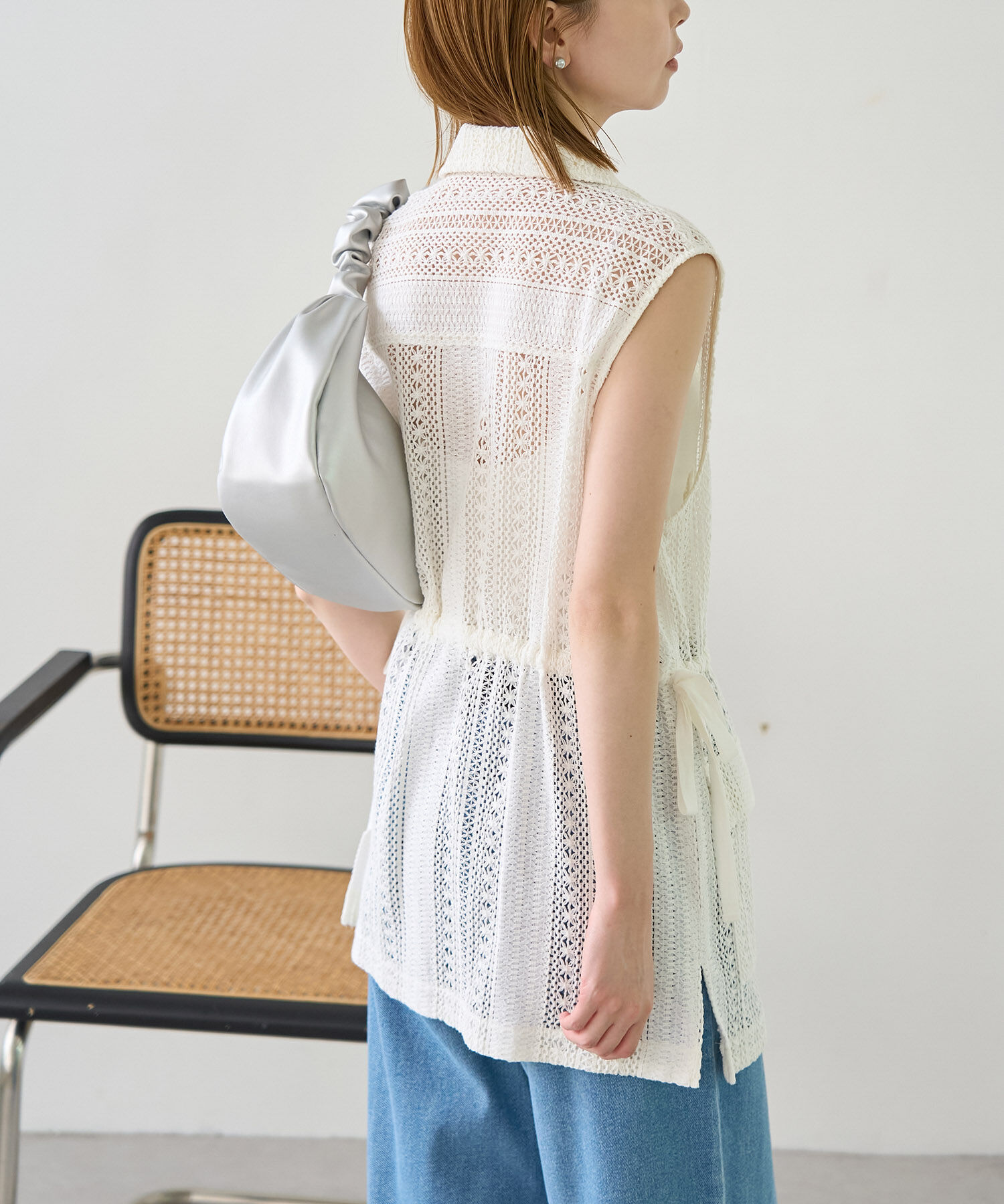 Rope&rsquo;Picnic「レースミリタリージレ」|ベスト・ジレ|