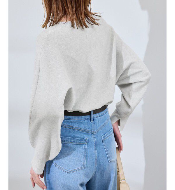 Rope&rsquo;Picnic「【洗濯機OK】ラメ混ドルマンニットプルオーバー」|ニット・セーター|