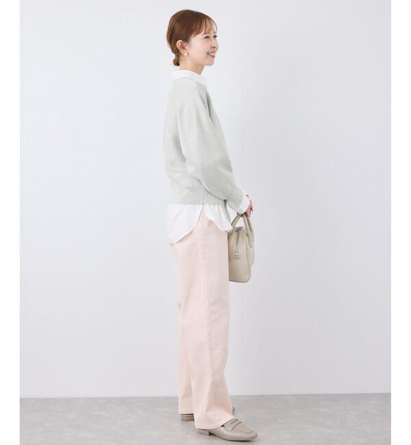 Rope&rsquo;Picnic「【洗濯機OK】ラメ混ドルマンニットプルオーバー」|ニット・セーター|