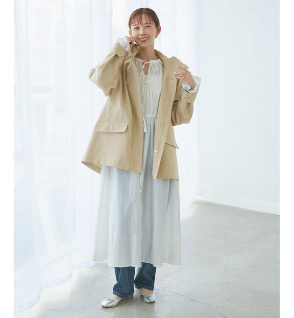 Rope&rsquo;Picnic「【花粉ガード・撥水加工】ミドル丈マウンテンパーカ スプリングコート」|その他|