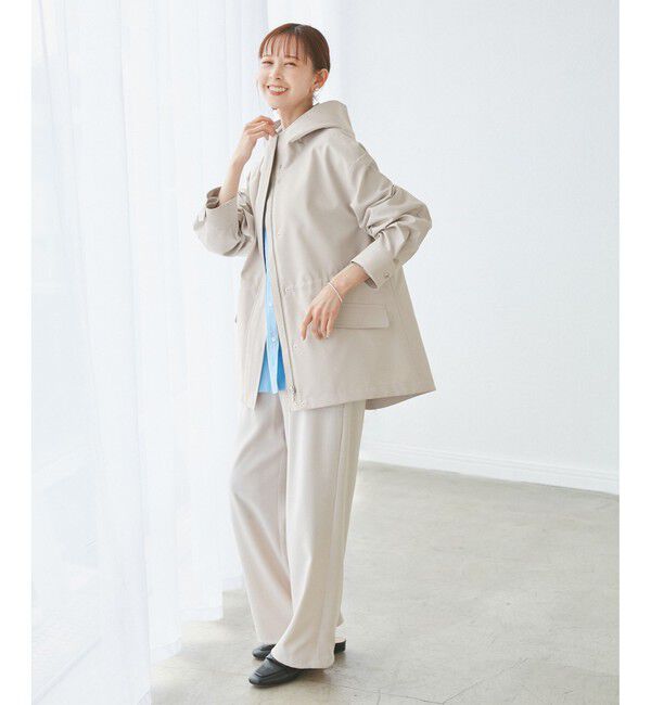 Rope&rsquo;Picnic「【花粉ガード・撥水加工】ミドル丈マウンテンパーカ スプリングコート」|その他|