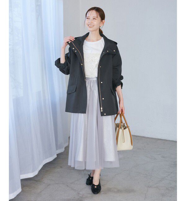 Rope&rsquo;Picnic「【花粉ガード・撥水加工】ミドル丈マウンテンパーカ スプリングコート」|その他|