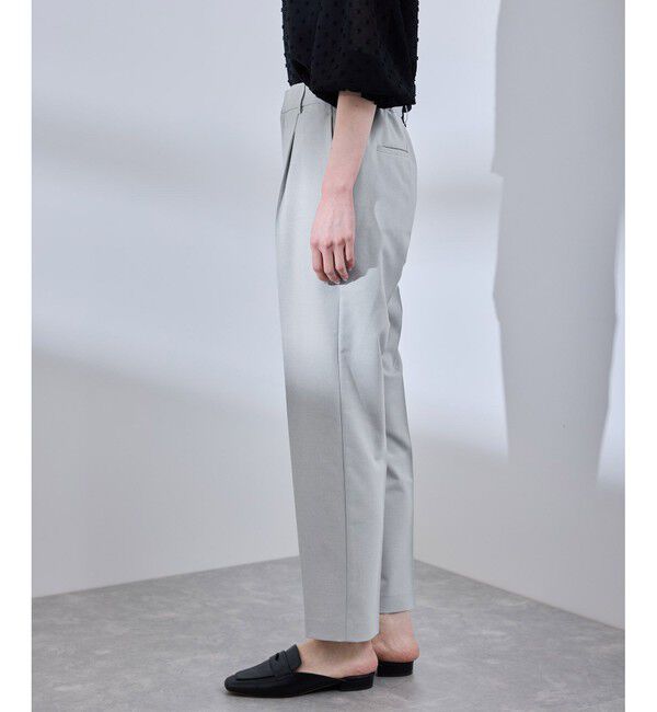 Rope&rsquo;Picnic「【UV対応】【リネンライク・シリーズ】テーパードパンツ/通勤・セットアップ対応」|チノ|
