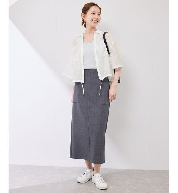 Rope&rsquo;Picnic「【emur/エミュール】シアーリネンタンブラーシャツ」|シャツ・ブラウス|