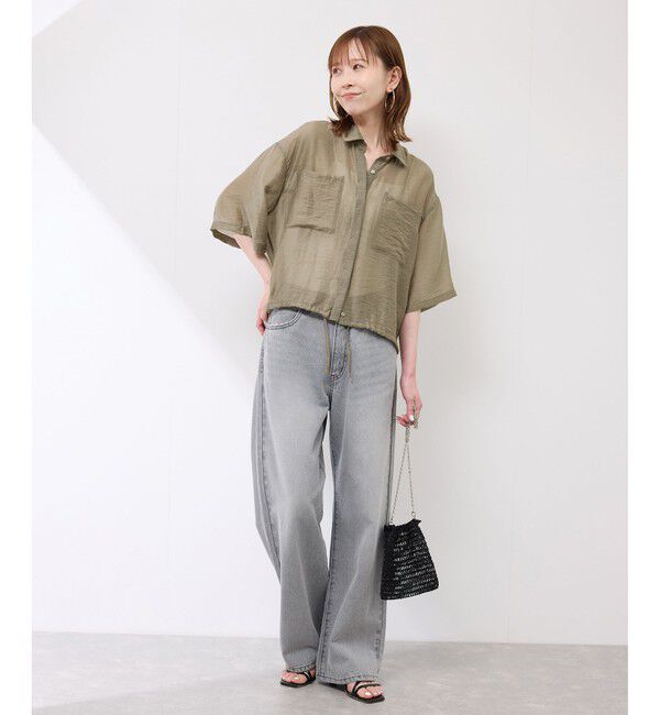 Rope&rsquo;Picnic「【emur/エミュール】シアーリネンタンブラーシャツ」|シャツ・ブラウス|