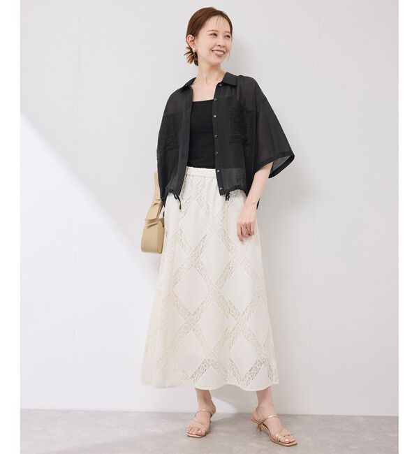 Rope&rsquo;Picnic「【emur/エミュール】シアーリネンタンブラーシャツ」|シャツ・ブラウス|