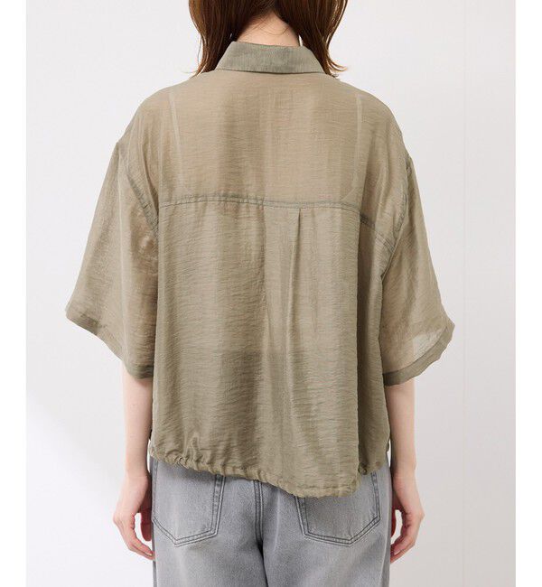 Rope&rsquo;Picnic「【emur/エミュール】シアーリネンタンブラーシャツ」|シャツ・ブラウス|