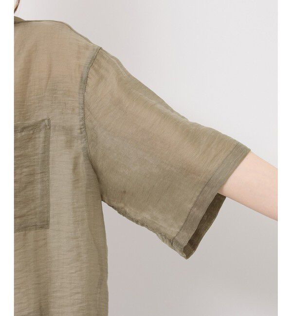 Rope&rsquo;Picnic「【emur/エミュール】シアーリネンタンブラーシャツ」|シャツ・ブラウス|