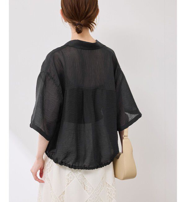 Rope&rsquo;Picnic「【emur/エミュール】シアーリネンタンブラーシャツ」|シャツ・ブラウス|