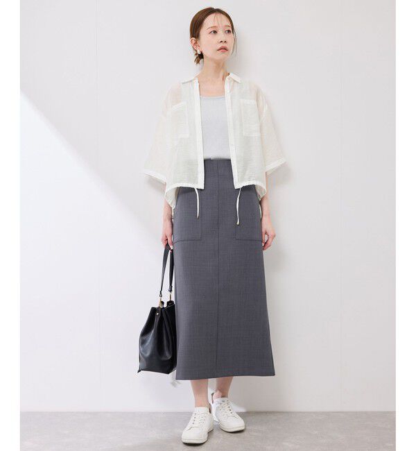 Rope&rsquo;Picnic「【emur/エミュール】シアーリネンタンブラーシャツ」|シャツ・ブラウス|