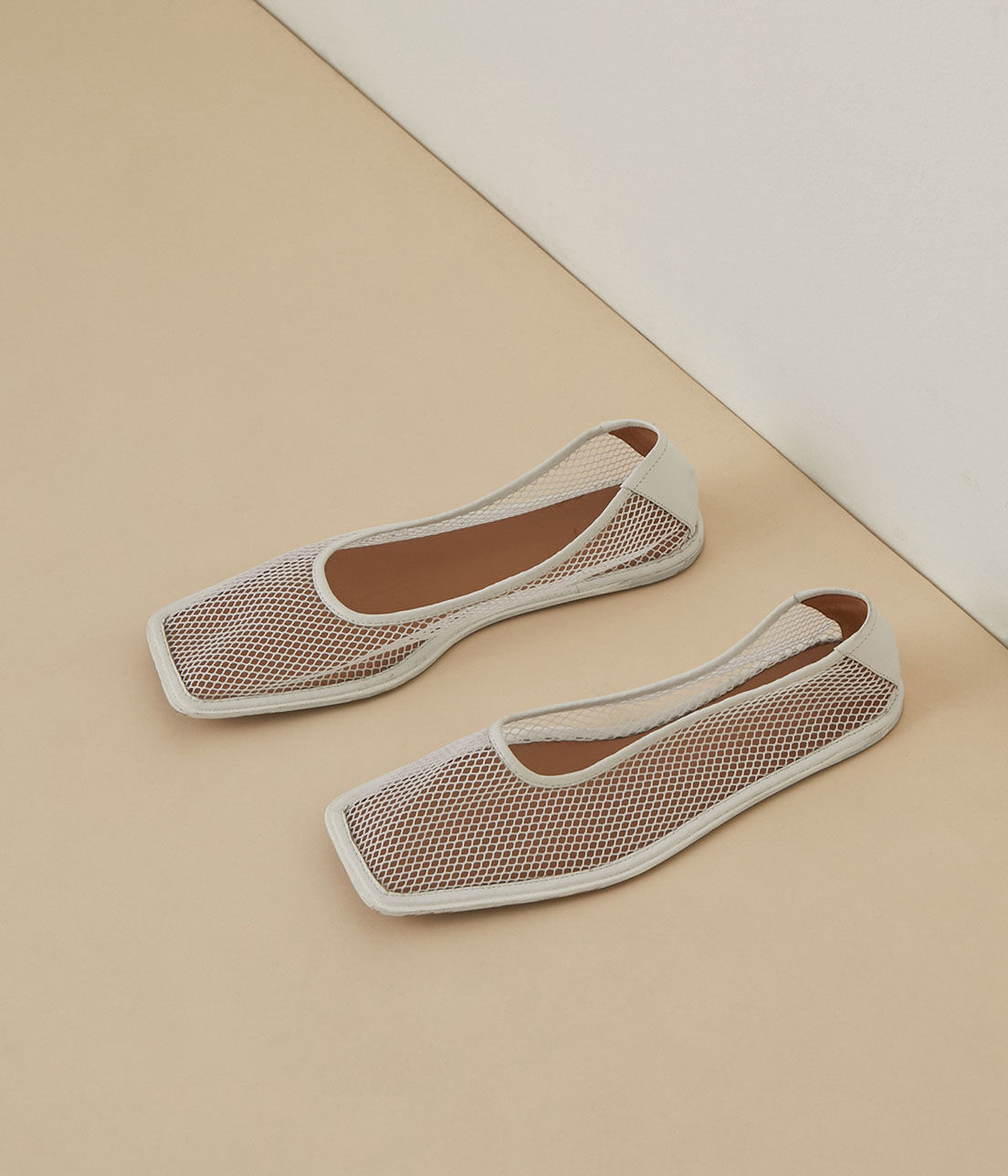 ADAM ET ROPE'「【JVAM】SQUARE MESH FLAT」|その他|ホワイト(10)