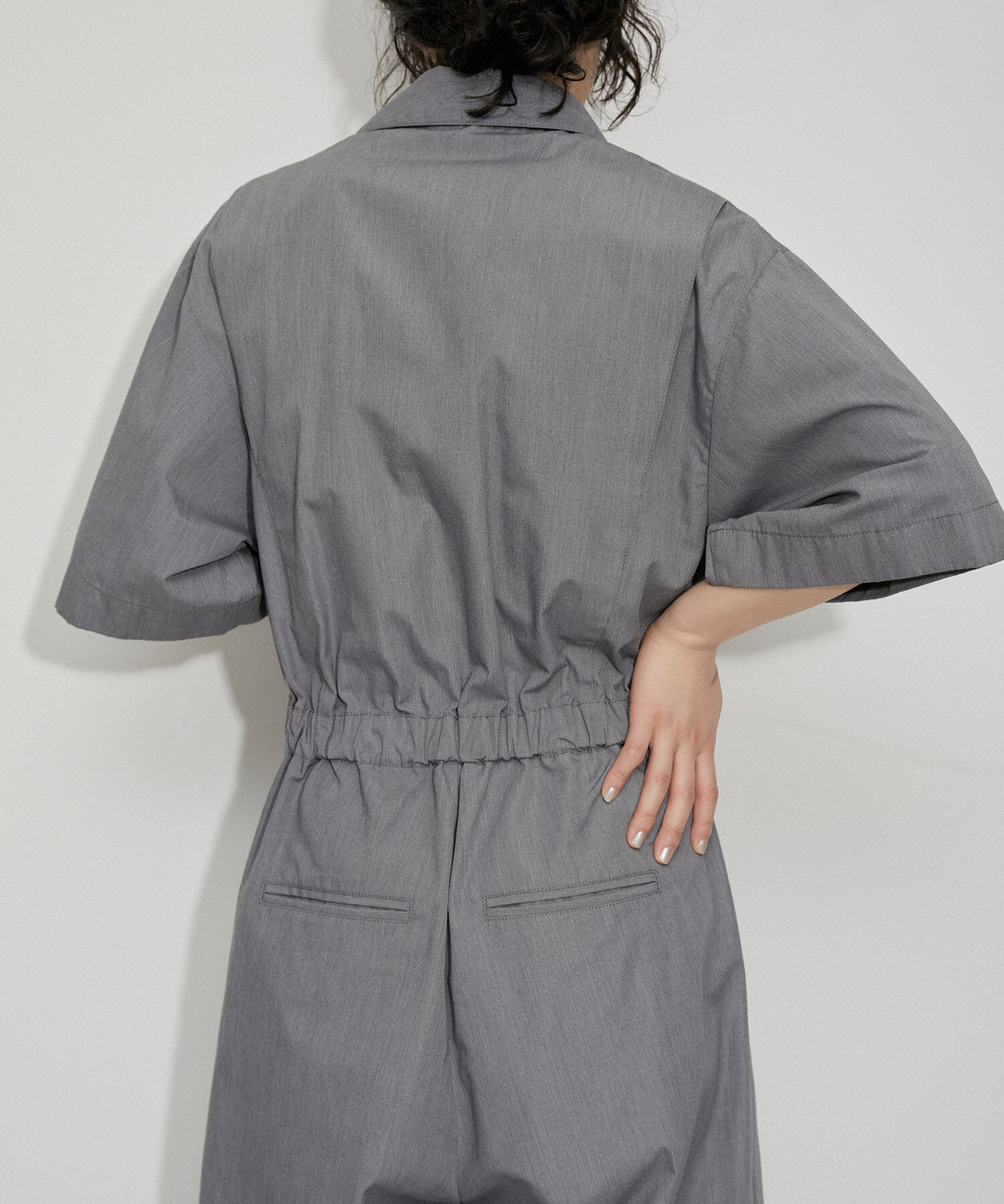 ADAM ET ROPE'「【サステナブル】バックイージージャンプスーツ」|オールインワン|