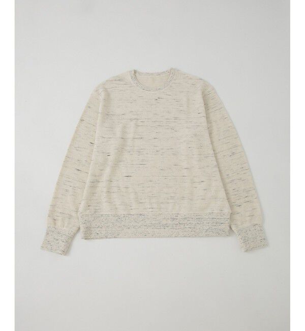 ADAM ET ROPE'「【リバーシブル/パイル】クルーネック スウェット プルオーバー / ロングシーズン着用可能」|スウェット・ジャージ|