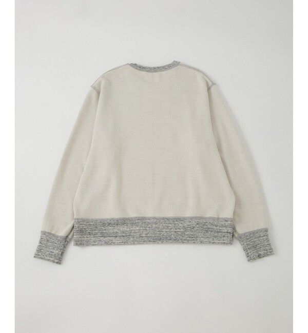 ADAM ET ROPE'「【リバーシブル/パイル】クルーネック スウェット プルオーバー / ロングシーズン着用可能」|スウェット・ジャージ|