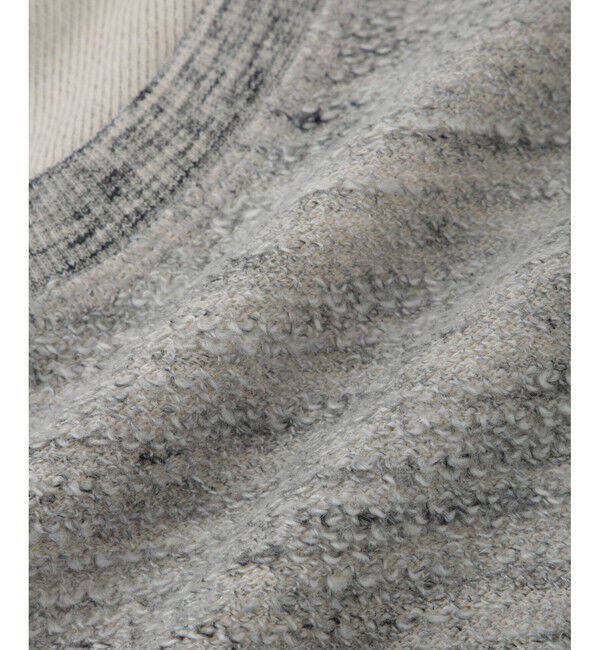 ADAM ET ROPE'「【リバーシブル/パイル】クルーネック スウェット プルオーバー / ロングシーズン着用可能」|スウェット・ジャージ|