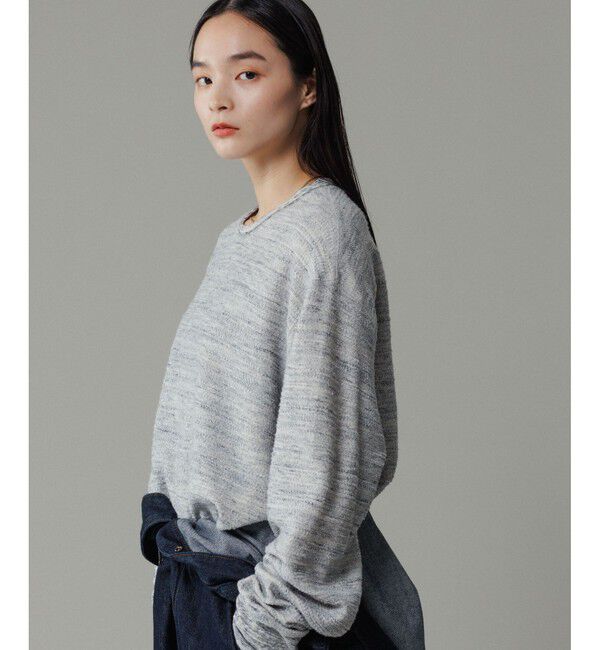 ADAM ET ROPE'「【リバーシブル/パイル】クルーネック スウェット プルオーバー / ロングシーズン着用可能」|スウェット・ジャージ|