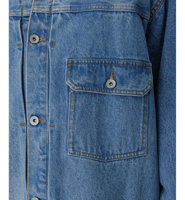 ADAM ET ROPE'「ブリーチ デニムジャケット / ADAM ET ROPE' JEANS -PERS-」|デニムジャケット|