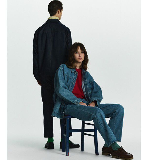 ADAM ET ROPE'「ブリーチ デニムジャケット / ADAM ET ROPE' JEANS -PERS-」|デニムジャケット|