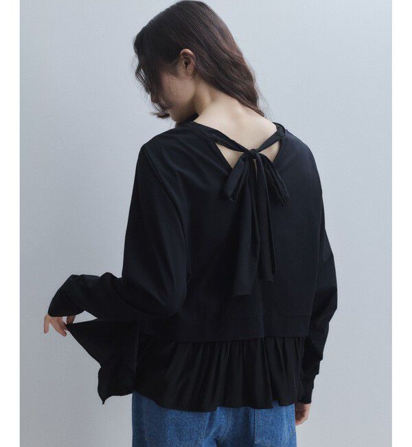 ADAM ET ROPE'「【WEB限定】2WAYバックリボントップス」|Tシャツ・カットソー|