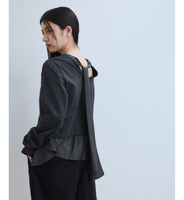 ADAM ET ROPE'「【WEB限定】2WAYバックリボントップス」|Tシャツ・カットソー|