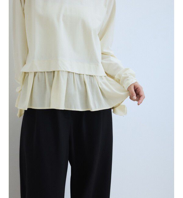 ADAM ET ROPE'「【WEB限定】2WAYバックリボントップス」|Tシャツ・カットソー|