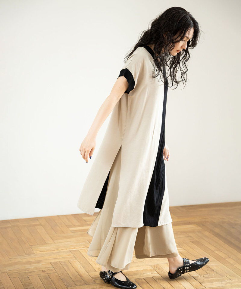 「2WAY切替ロングブラウス」|シャツ・ブラウス|