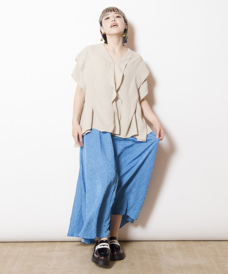  「タックボリュームブラウス」|シャツ・ブラウス|