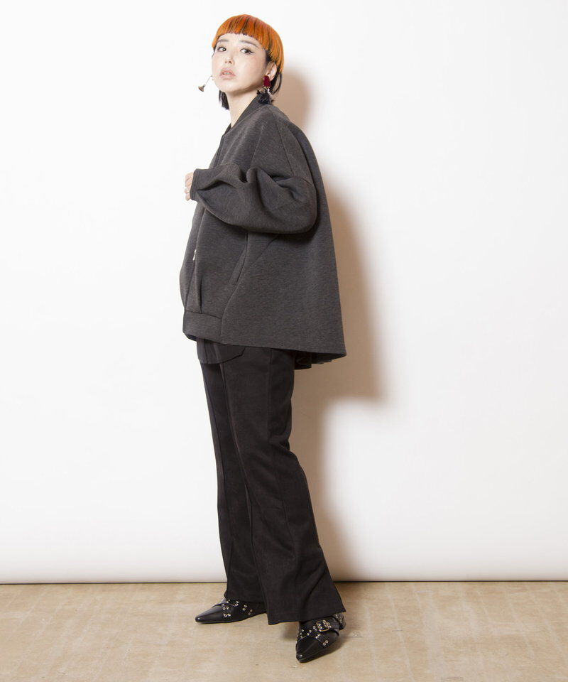  「セミフレアーバックスリットパンツ」|その他|