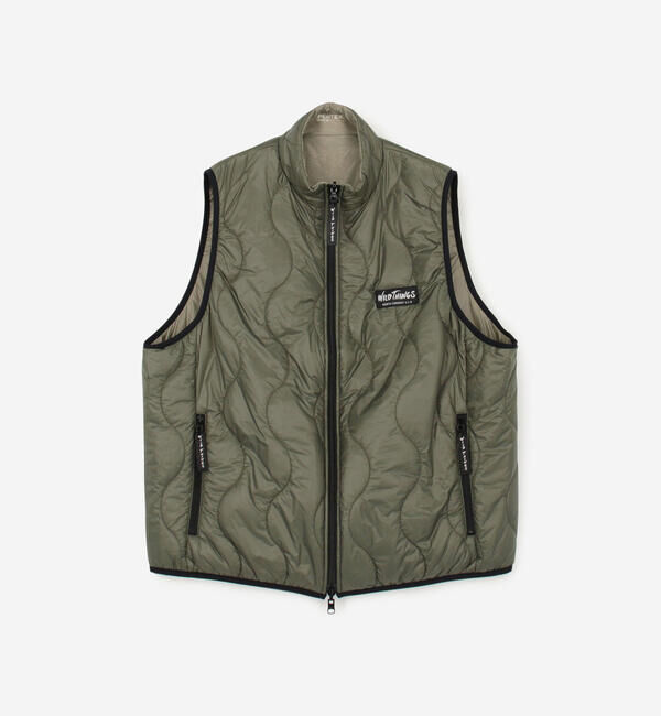  「WILD THINGS | 〈別注〉 リバーシブル 中綿ベスト MEN」|その他|GREEN系2