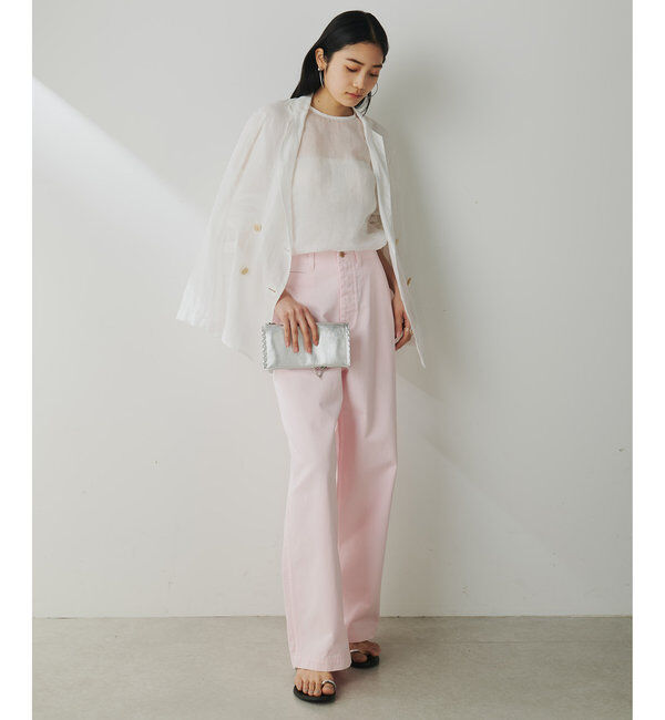  「クルーネックラミーブラウス」|シャツ・ブラウス|