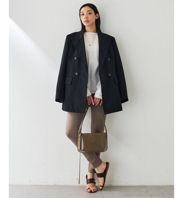  「クルーネックラミーブラウス」|シャツ・ブラウス|