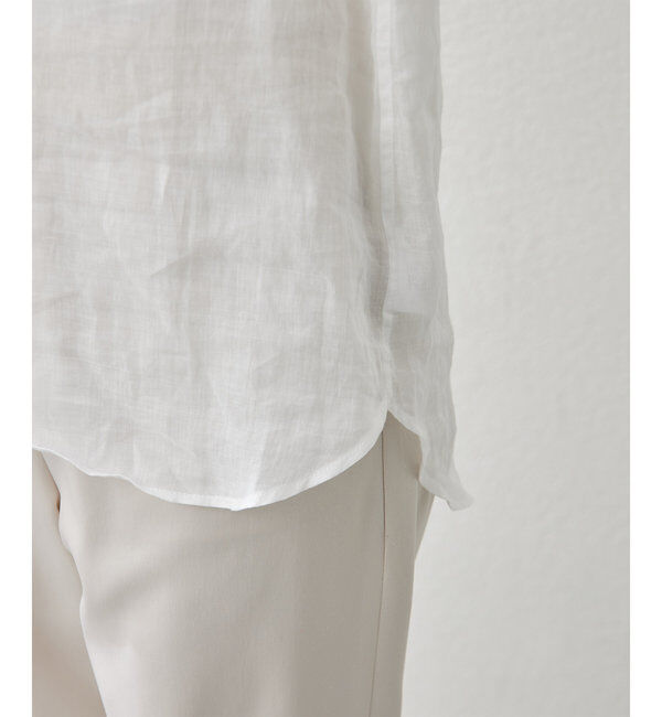  「クルーネックラミーブラウス」|シャツ・ブラウス|