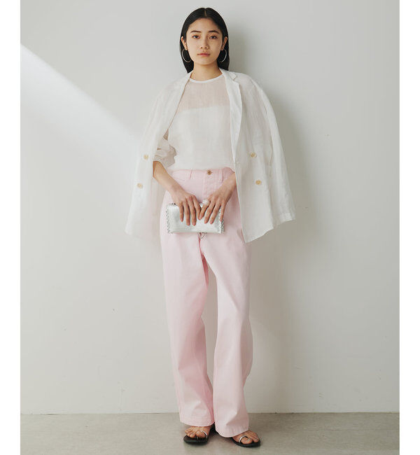  「クルーネックラミーブラウス」|シャツ・ブラウス|